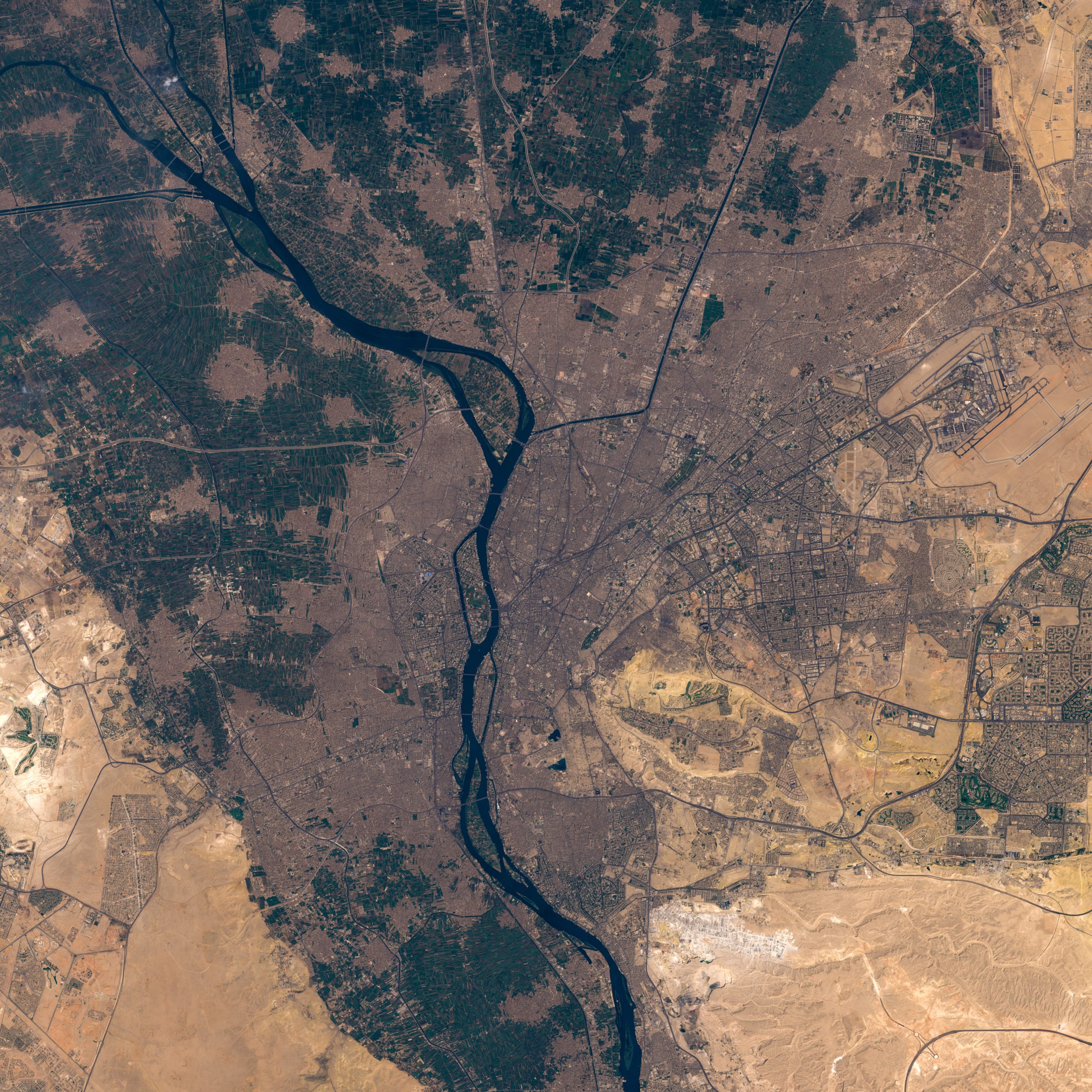 Satellite image of Cairo