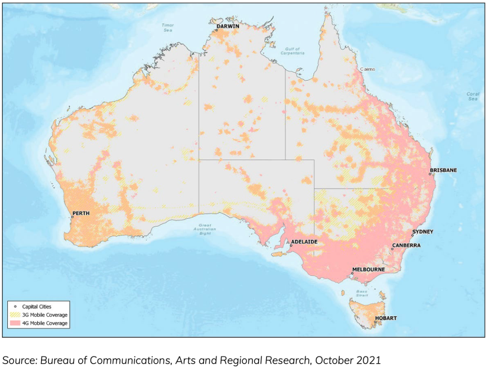 Pivotel coverage Australia
