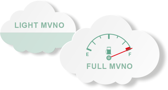 Full MVNO cloud illustration
