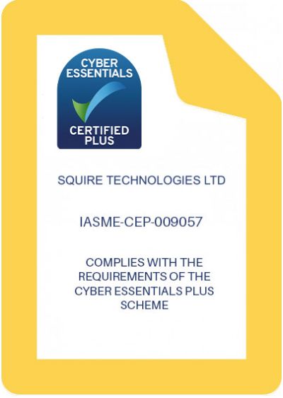 Cyber Essentials Certificate