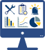 functionality management monitoring icon
